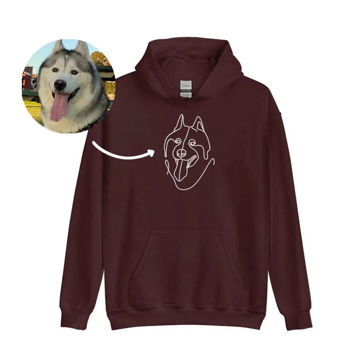 Custom Line Drawing Sweatshirt💕Hoodie