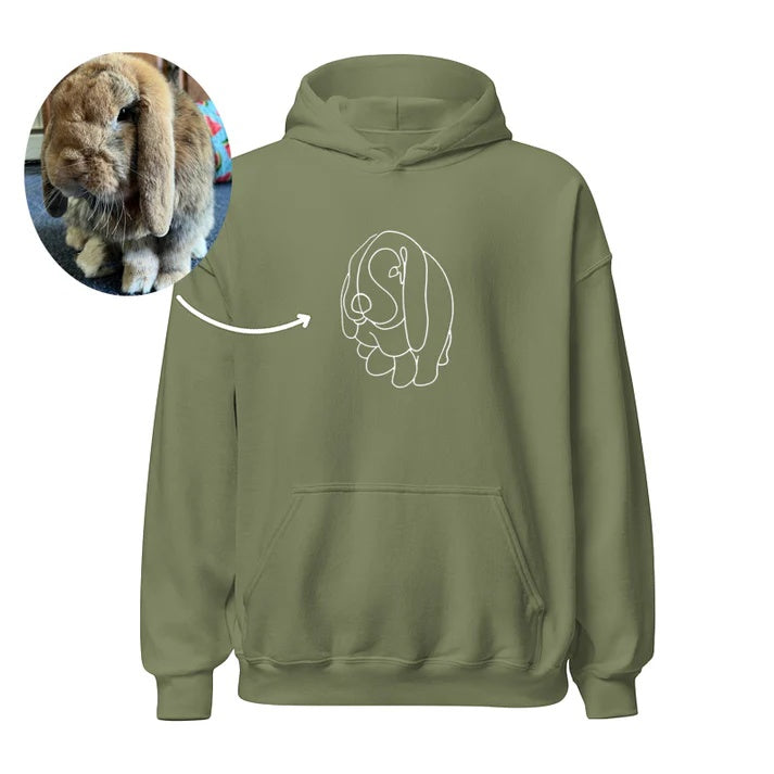 Custom Line Drawing Sweatshirt💕Hoodie