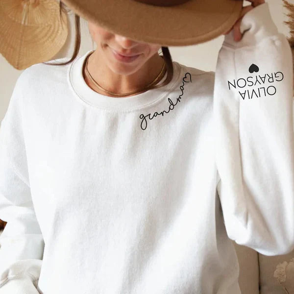 Personalized Mama Sweatshirt/Hoodie: A Special Gift for Mom