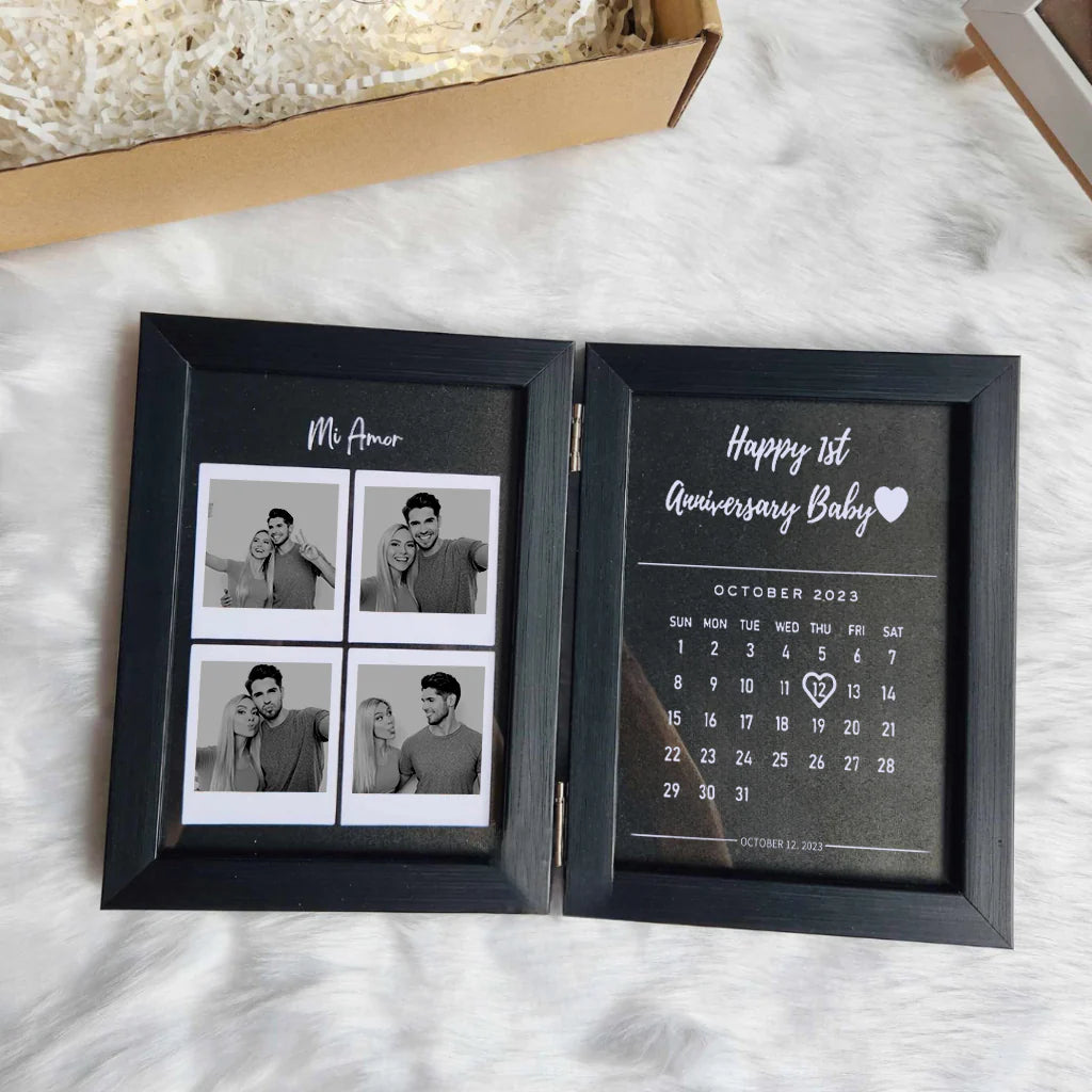 Personalized Couple Photo Frame 🎄 - Perfect Christmas Gift