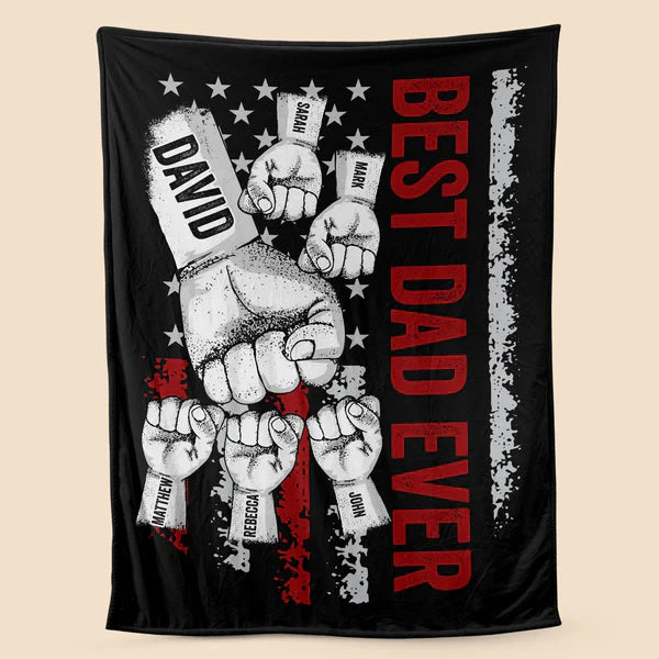 Personalized blanket for Father's Day Gift